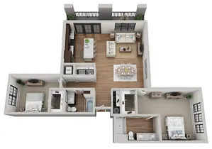 Floor Plan 2E | Arrabelle Apartments | Apartments in Cedarburg, WI