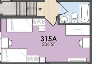 Room #315A Floorplan