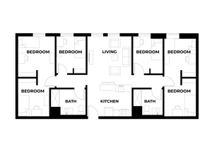 4 Bed Apt. Shared