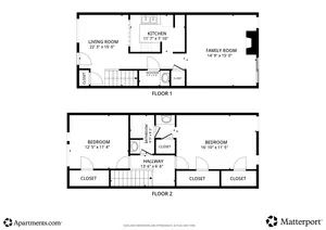 Village of Sycamore Ridge - Two-Story Floorplan