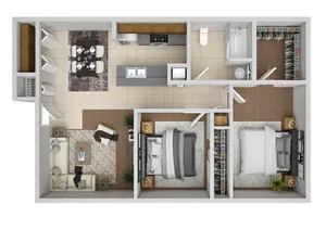 Two Bed One Bath