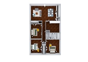3 Bedroom 3D