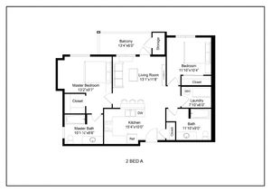2 bed 2 bath - A