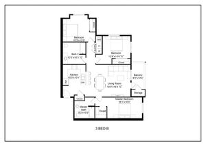 3 bed 2 bath - B