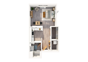 Solthea Apartments 3D floorplan