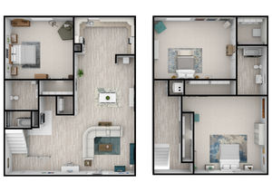 Prosper Riverdale C1-C3 - 3 Bed 2 Bath 3D