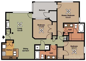 3 Bed / 2 Bath