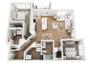 Floor Plan B8 | Echelon at Charlotte | Apartments in Charlotte, NC