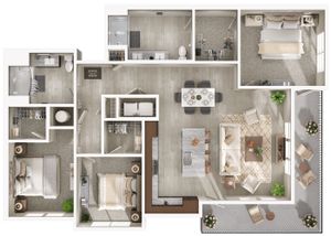 Willow | 3x2 | 1542 sf
