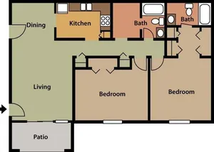1242 SQ FT