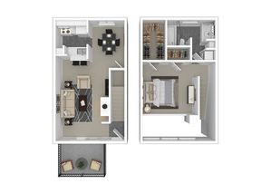 1 Bedroom 1 Bathroom