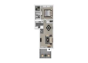 1 Bedroom 1 Bathroom