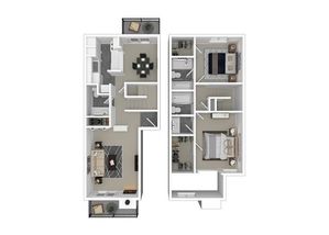 2 Bedroom 2 Bathroom