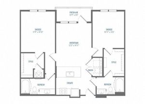 two bedroom home