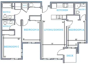 Individual Bedroom Available to Lease