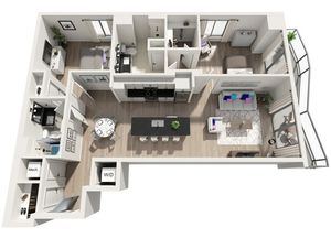 B4 | 2x2 | 1304 sq ft