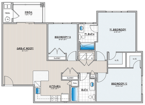 Cambria Phase 2, 3 Bedroom 2 Bath