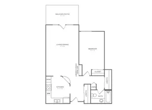 A1R | 1x1 | 908 sq ft