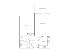 A1E | 1x1 | 938 sq ft