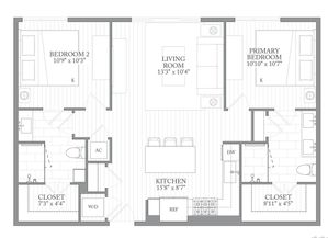 1Riva Row New Apartments | Luxury Apartments in Texas | 1Riva Row 2 bedroom apartments