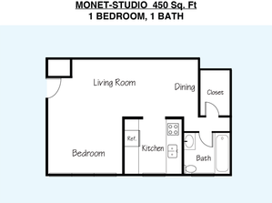 Studio 1 Bathroom