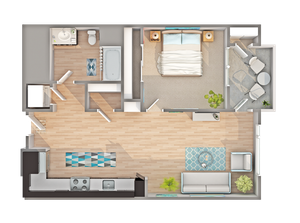 A1 | 1-Bedroom Floorplan