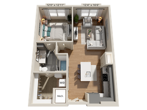 A4 Floor Plan Image