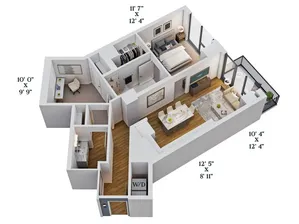B8-DEN | 1.5x1 | 944 sf