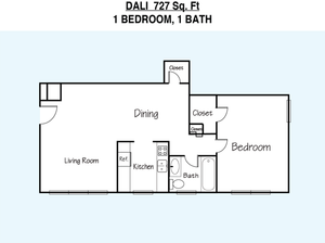 1 Bedroom 1 Bathroom