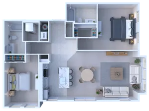Diamond Pointe 2 Bed 2 Bath 1260sqft-min