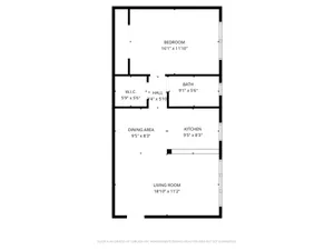 One Bedroom Floorplan