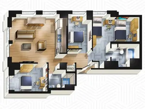 The Buckingham Student Living - 3x2. Floors 14-18