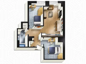 The Buckingham Student Living - 2x1. Floors 22-25