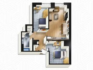 The Buckingham Student Living - 2x1. Floors 19-21
