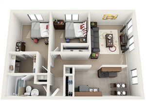 703/705 University - 2 Bedroom 1 Bathroom
