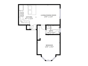 One Bedroom Apartment
