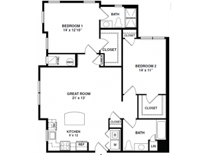 Dwell Cherry Hill - Cobalt