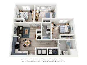 C1H - 212, 312, 412, 512 - Floor Plans