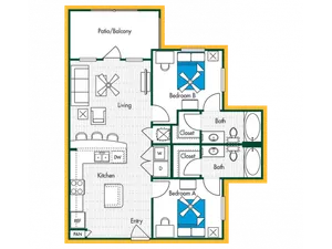 2BR/2BA - B1