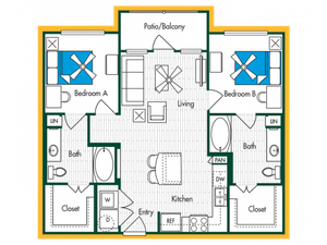 2BR/2BA - B2