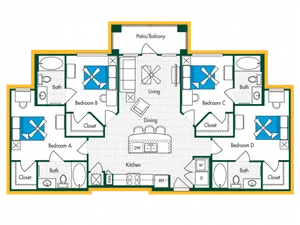 4BR/4BA - D1