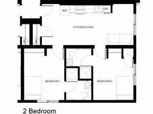The Villas Downtown Springfield - 2 Bedroom x 2 Bathroom