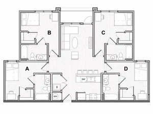 4x4 Balcony A