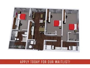 3x3 Kitchenette