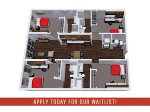 4x4 B Kitchenette Large