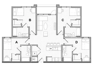 4x4 Balcony A