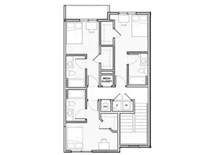 4x4 Townhome 2nd floor