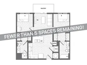 2x2 Balcony