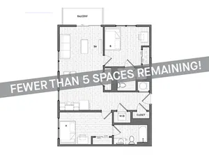 2x2 Balcony Large