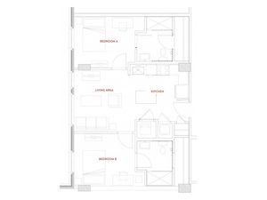 Foundry Lofts - B1b-2x2 Double Occupant